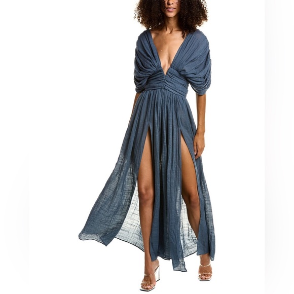 NWT Just bee queen helena dress in denim blue - Picture 1 of 8